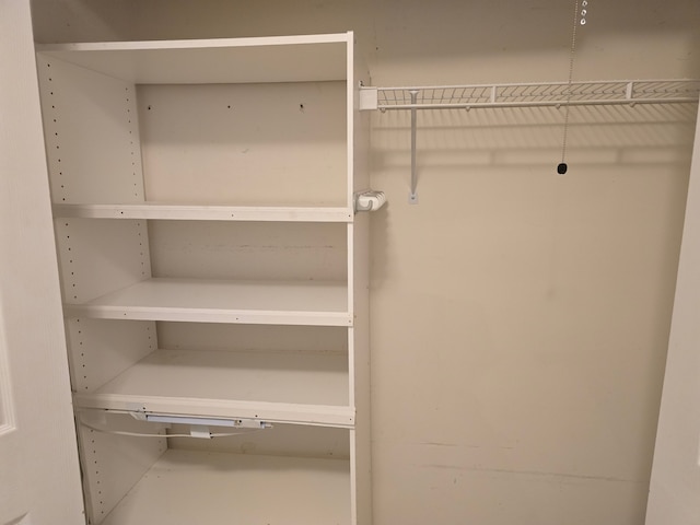 view of closet