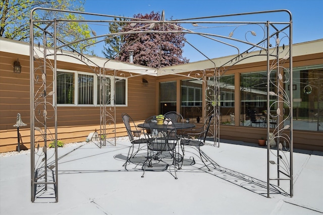 7317 Bircklan Dr, Canton, MI 48187 - view of patio featuring outdoor dining area
