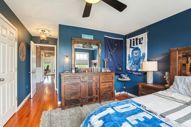 141 Paton Way, Romeo, MI 48065 - bedroom with wood finished floors and baseboards
