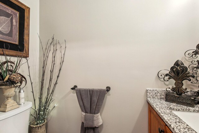 141 Paton Way, Romeo, MI 48065 - half bath with vanity and toilet