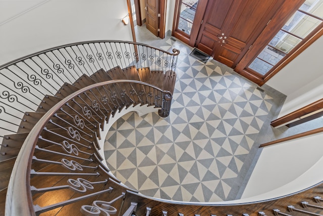 view of stairs