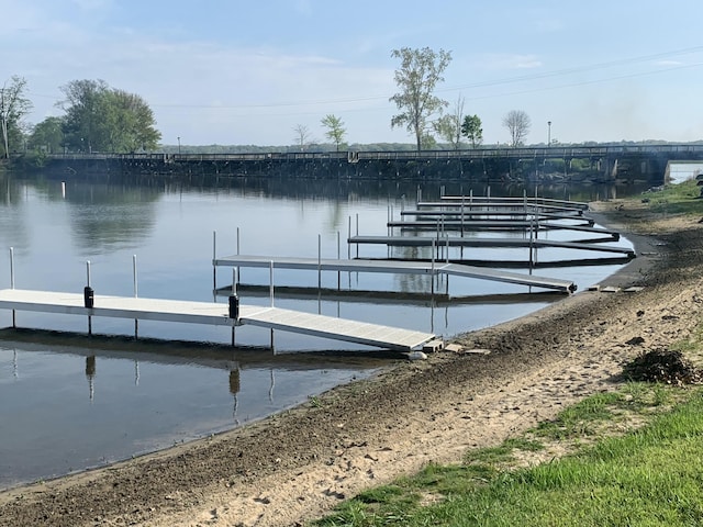 618 Edgewater Dr, Spring Lake, MI 49456 - dock area featuring a water view