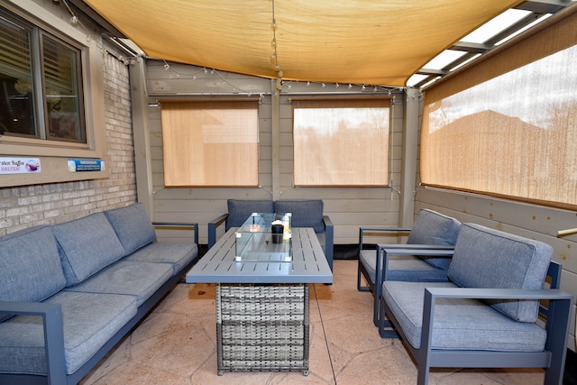 18516 Ranier Dr, Macomb, MI 48042 - view of patio / terrace with an outdoor living space