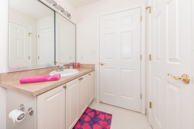 1090 Shetland Dr, South Lyon, MI 48178 - bathroom featuring tile patterned floors and vanity