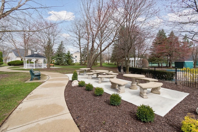 3818 Hillsdale Dr, Auburn Hills, MI 48326 - view of community featuring a gazebo