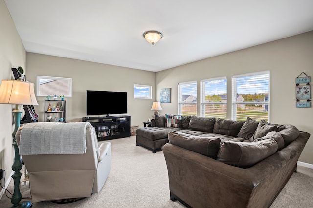7051 Wildflower, Grand Blanc, MI 48439 - living area with light carpet