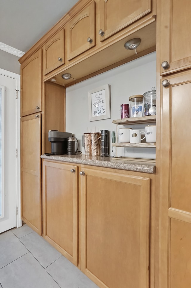 1699 Brentwood Dr, Wixom, MI 48393 - bar featuring light tile patterned floors