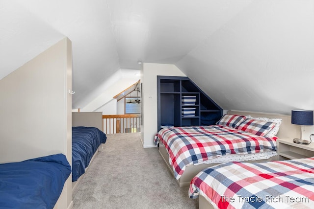 7964 W Royal Rd, Stanwood, MI 49346 - carpeted bedroom with vaulted ceiling