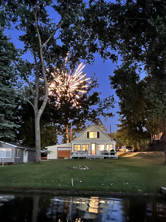 7964 W Royal Rd, Stanwood, MI 49346 - back of property featuring a yard
