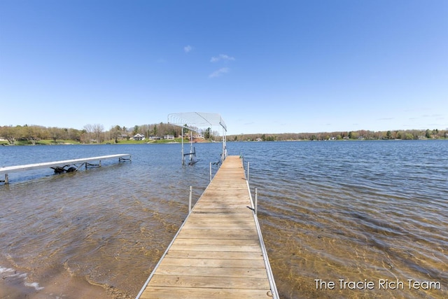 7964 W Royal Rd, Stanwood, MI 49346 - dock area featuring a water view