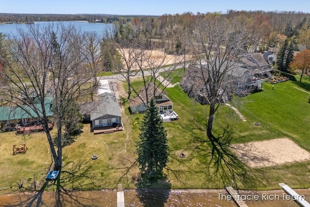 7964 W Royal Rd, Stanwood, MI 49346 - bird's eye view of a nearby body of water