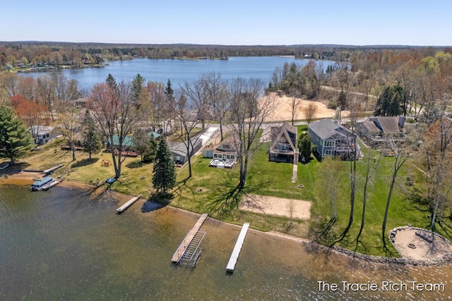 7964 W Royal Rd, Stanwood, MI 49346 - bird's eye view of a nearby body of water