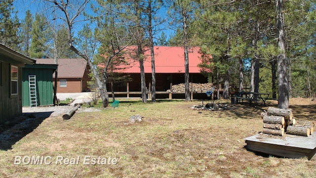 940 Wood River Rd, Grayling, MI 49738 - view of yard