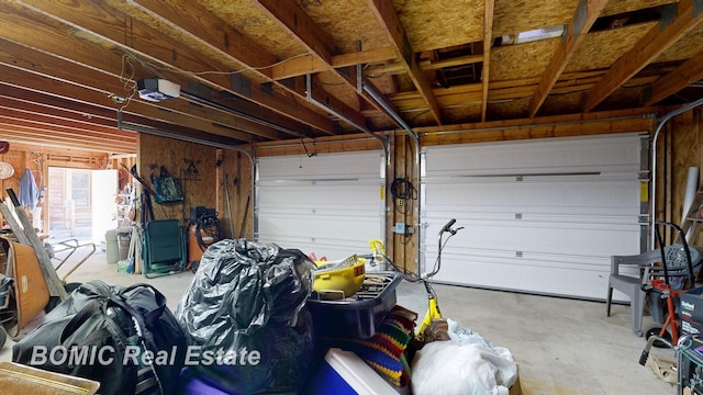 940 Wood River Rd, Grayling, MI 49738 - garage with a garage door opener