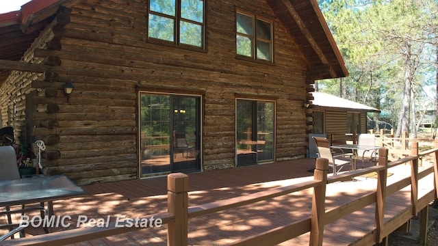 940 Wood River Rd, Grayling, MI 49738 - view of deck