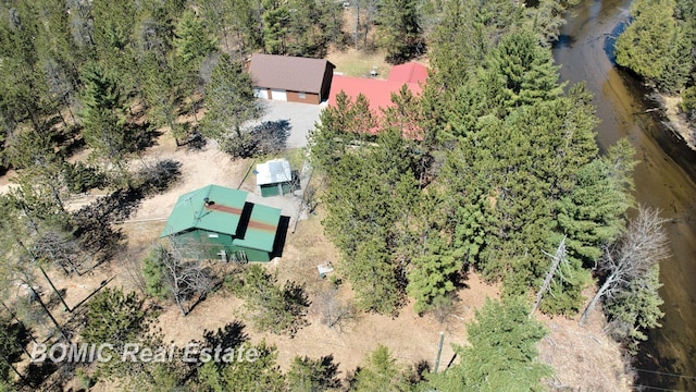 940 Wood River Rd, Grayling, MI 49738 - aerial view of property and surrounding area