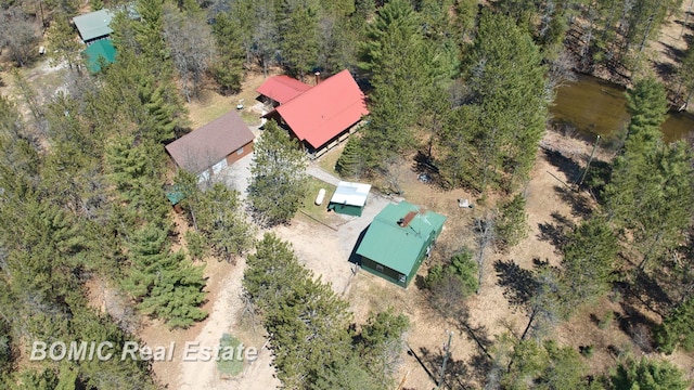 940 Wood River Rd, Grayling, MI 49738 - aerial view of property and surrounding area