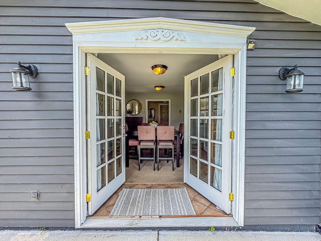 view of exterior entry