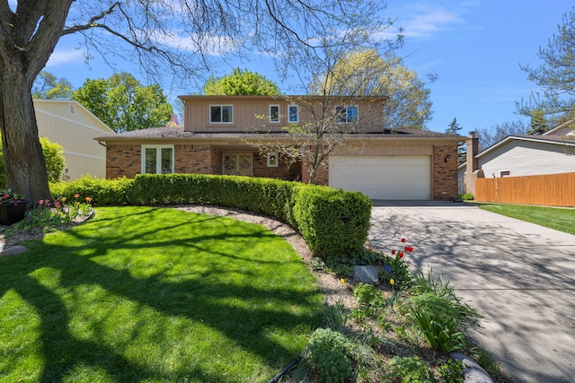 25455 Buckminster Dr, Novi, MI 48375 - traditional home featuring brick siding, concrete driveway, and a garage