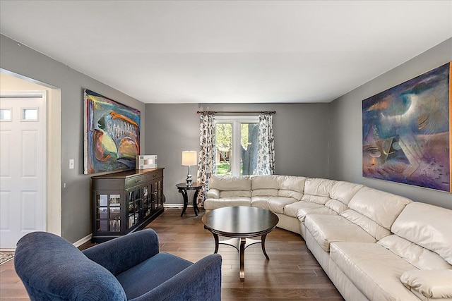 25455 Buckminster Dr, Novi, MI 48375 - living room with wood finished floors and baseboards