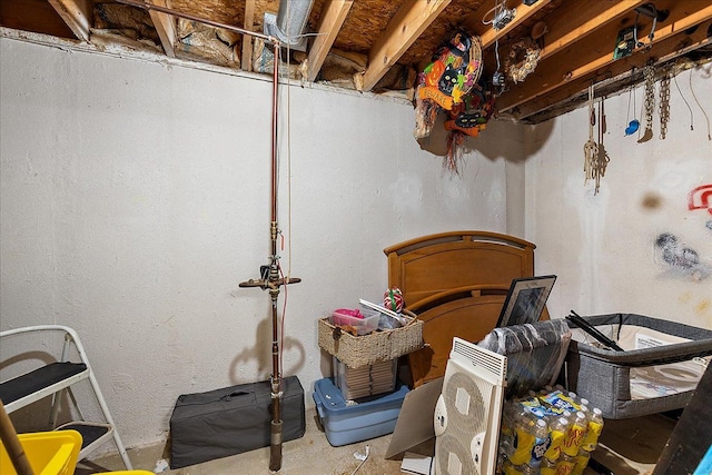 25455 Buckminster Dr, Novi, MI 48375 - view of unfinished basement