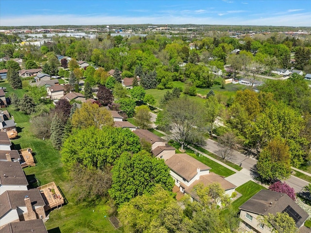 25455 Buckminster Dr, Novi, MI 48375 - aerial overview of property's location featuring nearby suburban area and a tree filled landscape