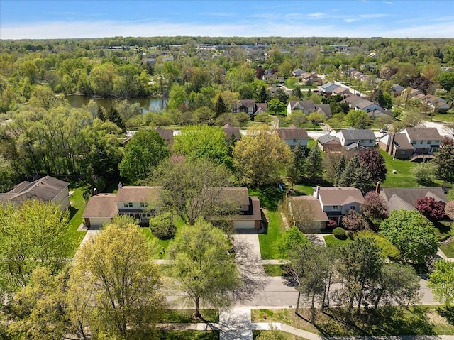 25455 Buckminster Dr, Novi, MI 48375 - aerial view of property and surrounding area with nearby suburban area and a nearby body of water