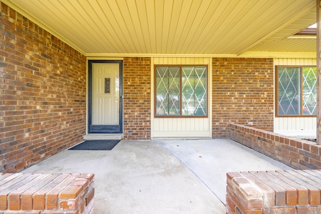 13488 Kingsville Dr, Sterling Heights, MI 48312 - property entrance with brick siding