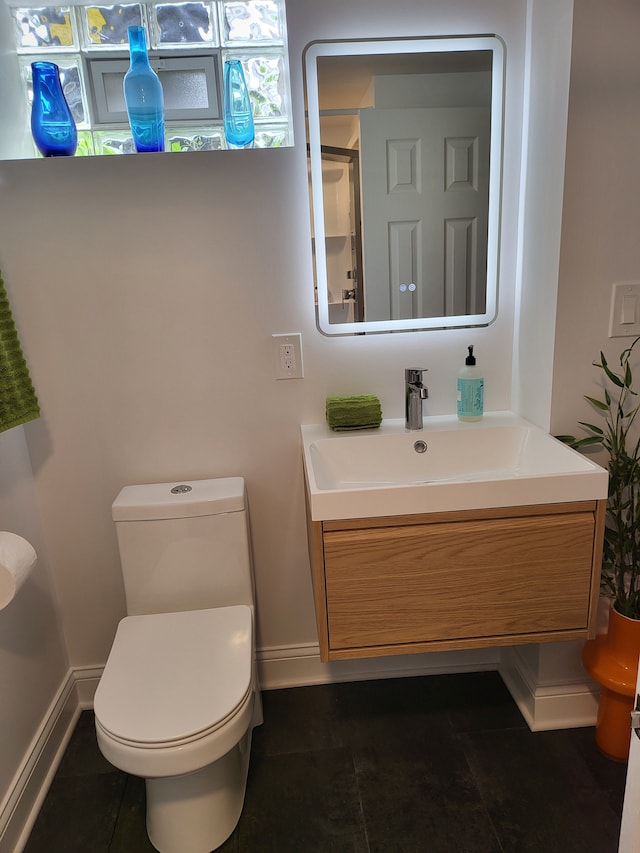2414 Yale Ave, Royal Oak, MI 48067 - bathroom with vanity and tile patterned floors