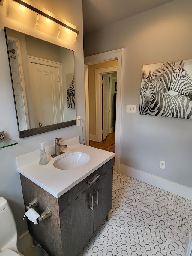 2414 Yale Ave, Royal Oak, MI 48067 - bathroom with vanity and toilet