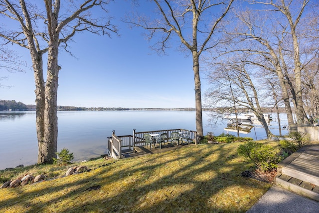 10401 N Chippewa Dr, Evart, MI 49631 - dock with a water view