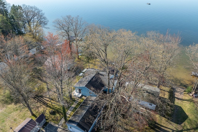 10401 N Chippewa Dr, Evart, MI 49631 - view from above of property featuring a nearby body of water