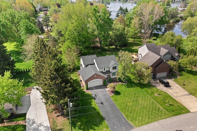 3645 Sandbar Dr, Commerce Twp, MI 48382 - aerial view of a nearby body of water