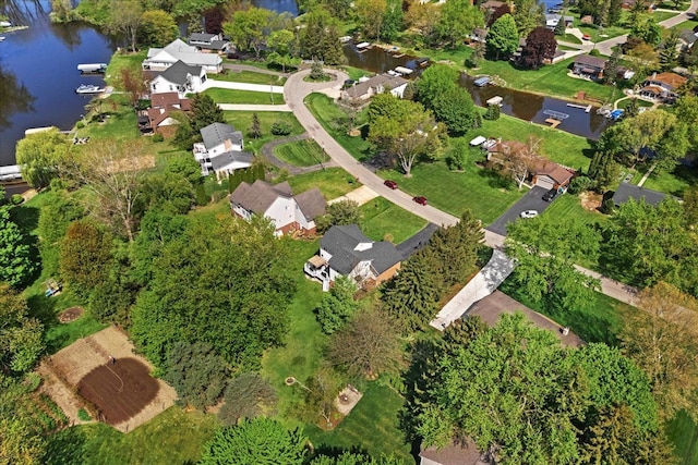 3645 Sandbar Dr, Commerce Twp, MI 48382 - view of property location featuring a large body of water and nearby suburban area