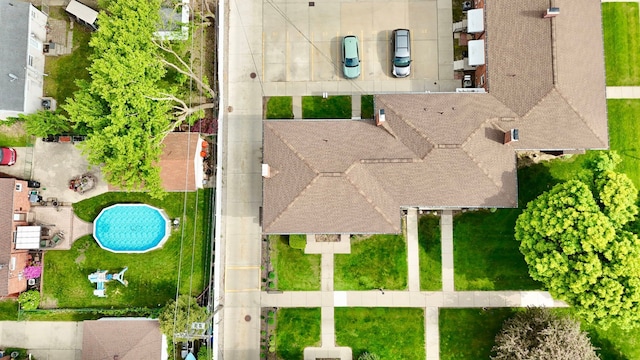 9917 Middlebelt Rd, Livonia, MI 48150 - bird's eye view