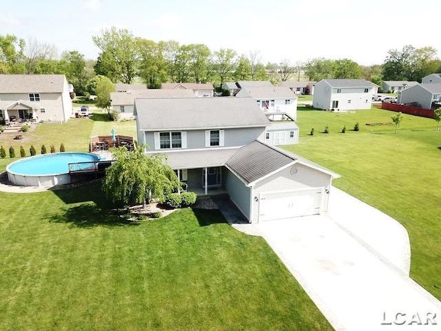 1872 Allan St, Adrian, MI 49221 - aerial view of residential area