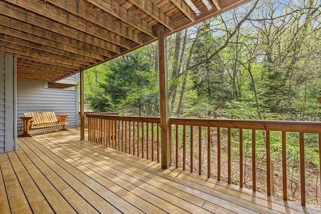 10059 Weko Dr, Bridgman, MI 49106 - view of wooden terrace