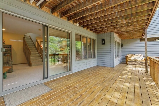 10059 Weko Dr, Bridgman, MI 49106 - view of wooden deck