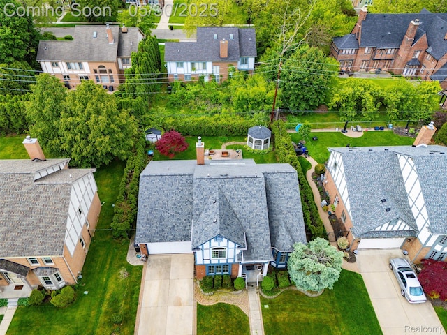 441 Parkview Dr, Detroit, MI 48214 - aerial perspective of suburban area