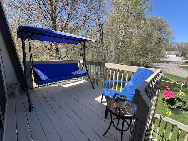 view of deck