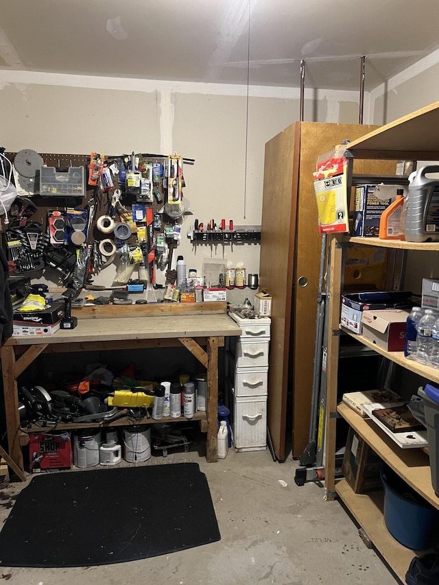 view of storage