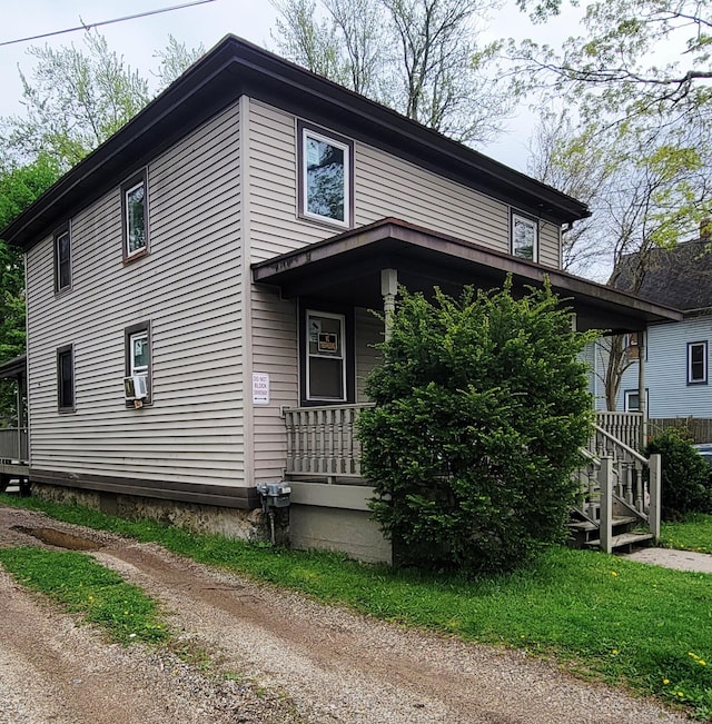 1123 Mills St, Kalamazoo, MI 49001 - view of front of house featuring a porch