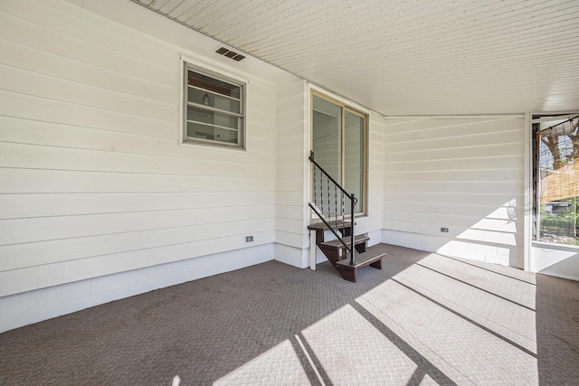615 Garber Rd, North Muskegon, MI 49445 - view of patio / terrace with entry steps