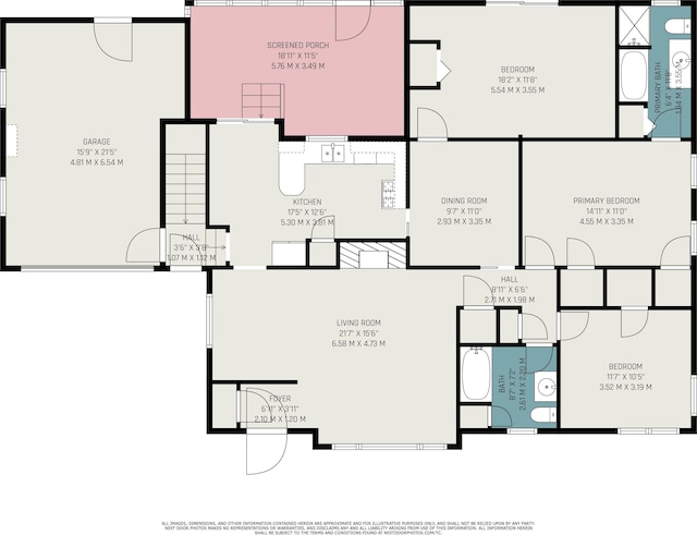 615 Garber Rd, North Muskegon, MI 49445 - room layout
