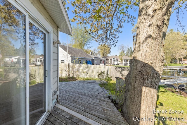 771 Sunny Trl, Greenville, MI 48838 - wooden terrace featuring fence