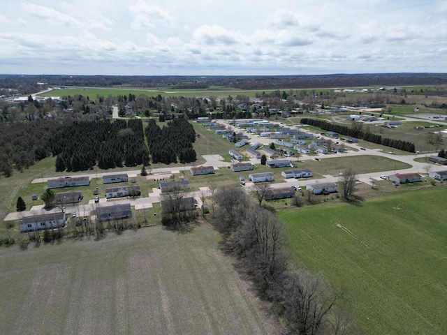 20728 Kalamazoo Rd, Big Rapids, MI 49307 - aerial view of property and surrounding area with rural landscape