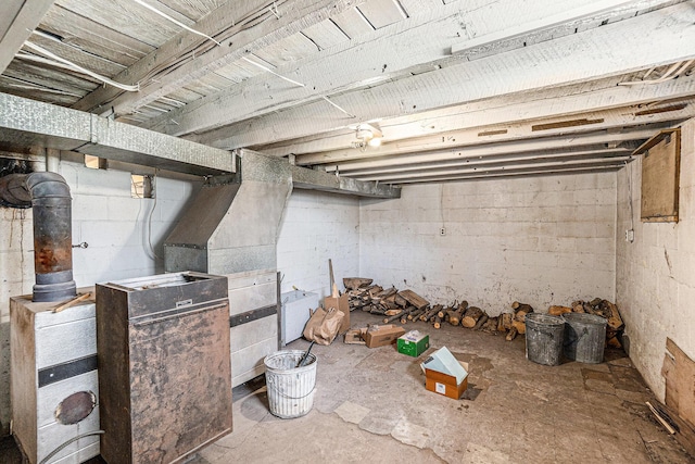 3771 E Loop Rd, Hesperia, MI 49421 - view of unfinished basement