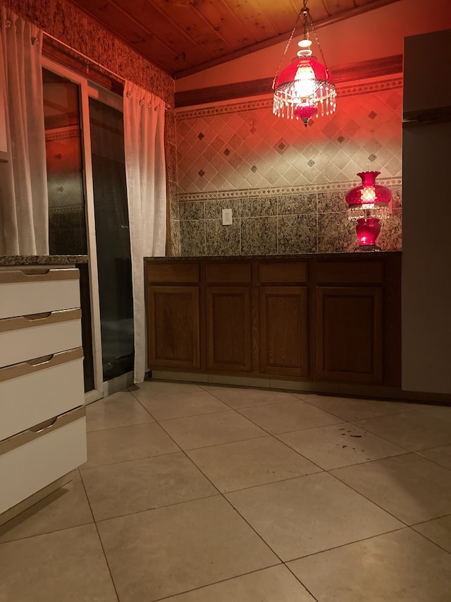 1548 Sunterra Trl, Boyne City, MI 49712 - reception area with wooden ceiling and lofted ceiling
