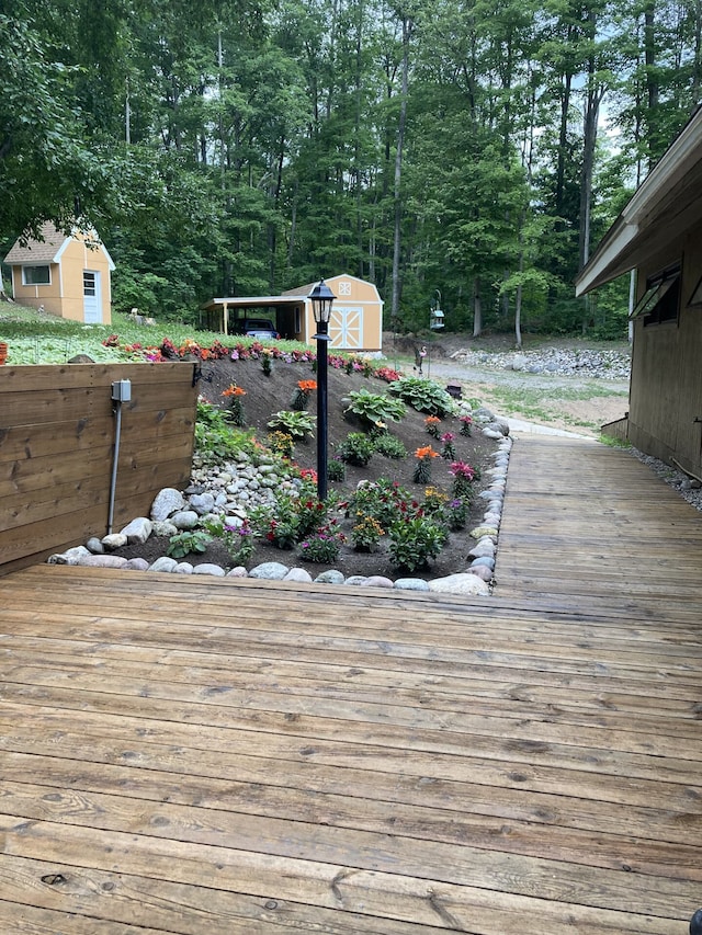 1548 Sunterra Trl, Boyne City, MI 49712 - view of wooden terrace