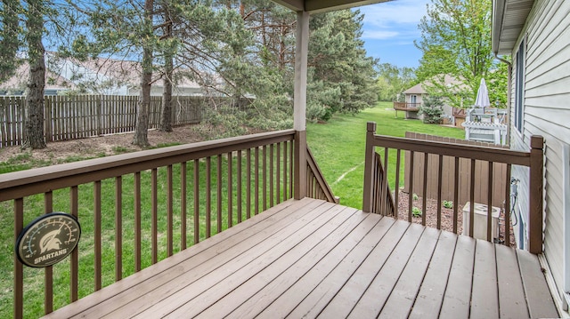 9098 Luea Ln, Swartz Creek, MI 48473 - deck with cooling unit